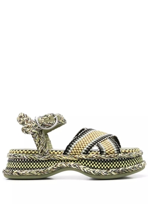 AMAMBAIH 40mm Ada sandals - Green