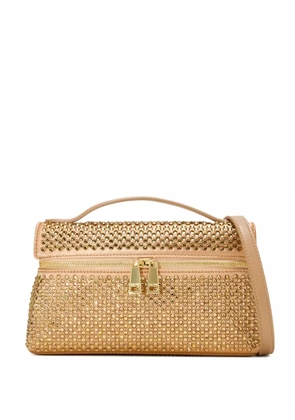 JW Pei Thea crystal-embellished top-handle bag - Gold