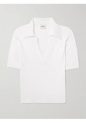 KHAITE - Julita Knitted Top - White - x small,small,large