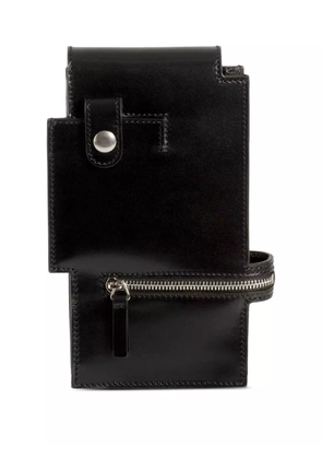 Merryl Tielman mini Jimmy flap-pocket bag - Black