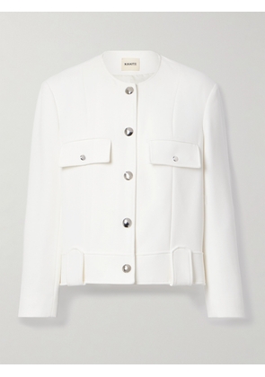KHAITE - Laybin Grain De Poudre Jacket - White - US0,US2,US4,US6,US8,US10