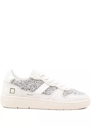 D.A.T.E. glitter-detailing sneakers - White