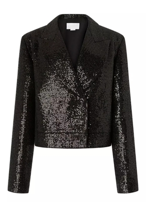Genny sequinned blazer - Black
