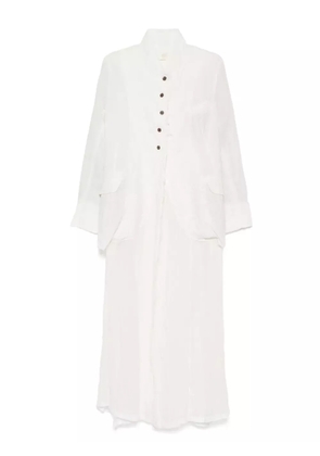 Marc Le Bihan textured coat - White