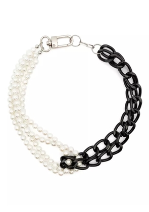 Atu Body Couture x Shir Fine Jewellery layered necklace - White