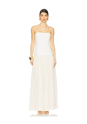 EAVES Pardes Dress in Ivory. Size L. Also in S.