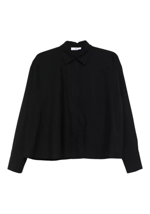 PT Torino long-sleeve wool shirt - Black