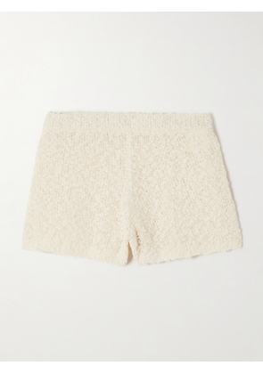 Magda Butrym - Cotton-blend Bouclé Shorts - Neutrals - FR 34,FR 36,FR 38,FR 40,FR 42