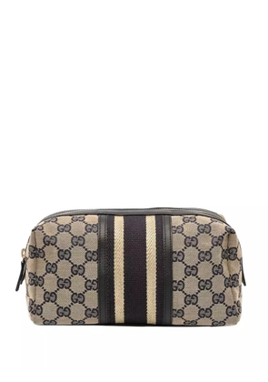 Gucci Pre-Owned 2000-2015 GG Canvas Web pouch - Brown