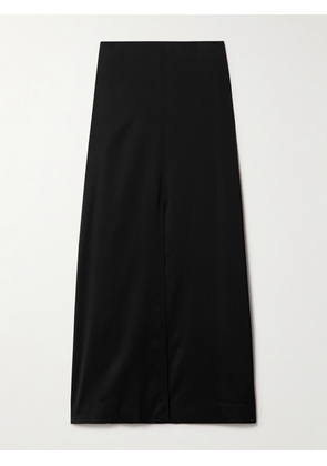 Dries Van Noten - Satin-crepe Maxi Skirt - Black - FR 34,FR 36,FR 38,FR 40,FR 42,FR 44