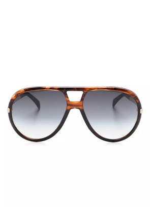 Eyewear by David Beckham pilot-frame sunglasses - Brown
