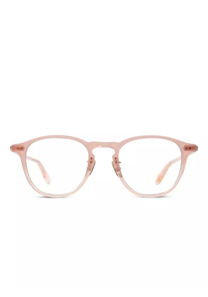 Garrett Leight Hampton J round-frame glasses - Pink