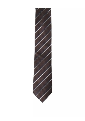 Zegna silk tie - Brown