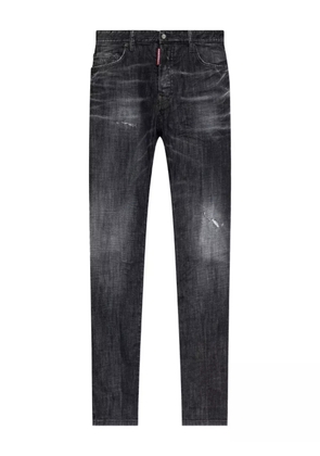 DSQUARED2 logo-patch jeans - Black