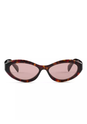 Prada Eyewear Symbole sunglasses - Brown