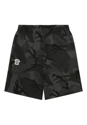 AAPE BY *A BATHING APE® camouflage-pattern shorts - Black
