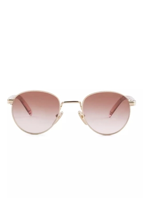 Prada Eyewear logo-engraved sunglasses - Gold