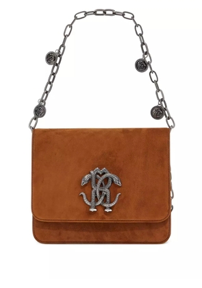 Roberto Cavalli chain-strap shoulder bag - Brown