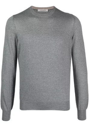 Fileria round-neck virgin-wool sweater - Grey