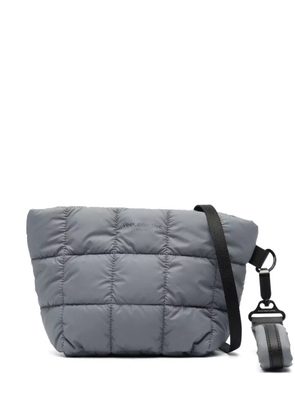 VeeCollective Porter quilted clutch bag - Grey