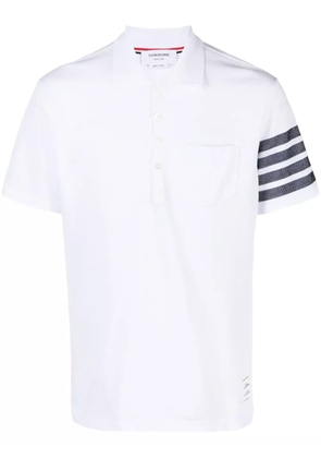 Thom Browne 4-Bar cotton polo shirt - White