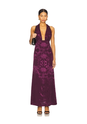 Eugenia Fernandez Mero Dress in Wine. Size S. Also in M, XS.