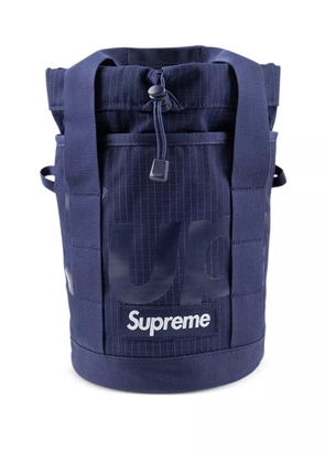 Supreme box-logo ripstop cinch bag - Blue