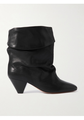 Isabel Marant - Ryska Leather Ankle Boots - Black - FR35,FR36,FR37,FR38,FR39,FR40,FR41