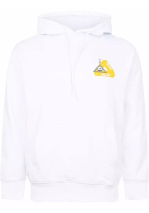 Palace Tri-Smiler graphic-print hoodie - White