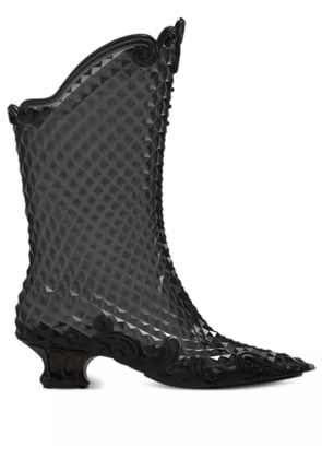 Y/Project x Melissa pointed court boots - Black