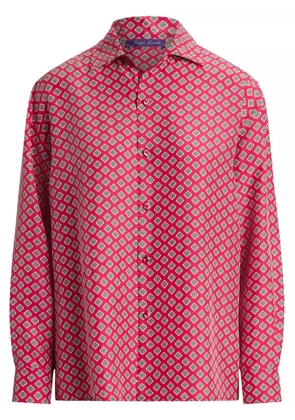 Ralph Lauren Collection Cagney printed silk blouse - Pink