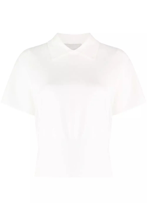 3.1 Phillip Lim crepe-texture polo top - White