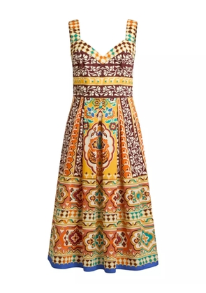 ETRO printed midi dress - Neutrals