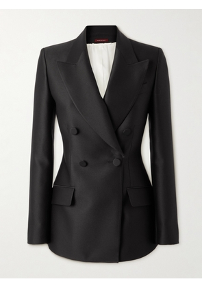 Gucci - Double-breasted Wool And Silk-blend Twill Blazer - Black - IT38,IT40,IT42,IT44