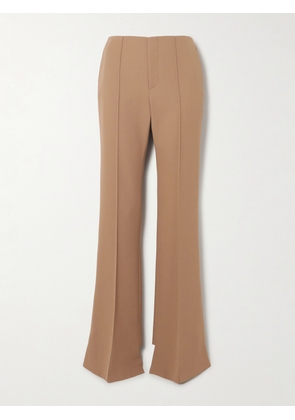 Chloé - Grain De Poudre Wool Flared Pants - Brown - FR 34,FR 36,FR 38,FR 40,FR 42,FR 44,FR 46
