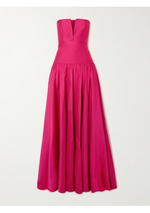 ROLAND MOURET - Strapless Taffeta Gown - Pink - UK 4,UK 6,UK 8,UK 10,UK 12,UK 14,UK 16