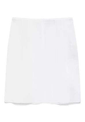 Dolce & Gabbana semi-sheer mini skirt - White