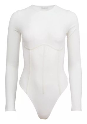 Fleur Du Mal organic cotton-blend bodysuit - Neutrals