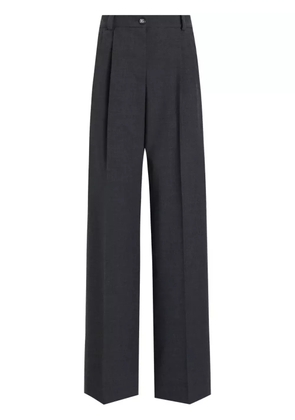 Dolce & Gabbana pressed crease straight-leg trousers - Grey