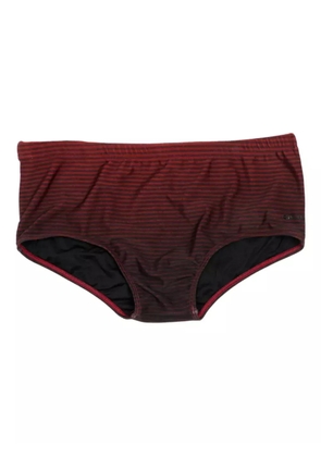 Osklen striped-pattern swim trunks - Black