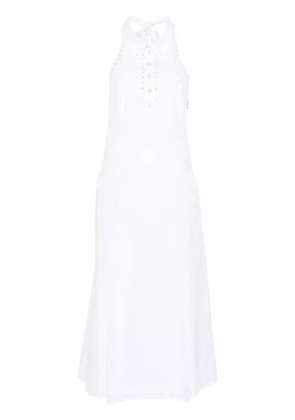 Thom Browne broderie-anglaise midi dress - White