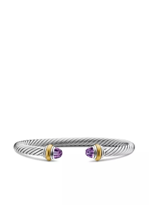 David Yurman 14kt yellow gold and sterling silver Classic Cable bracelet (5mm)