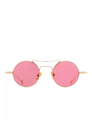 Eyepetizer round-frame metal sunglasses - Gold