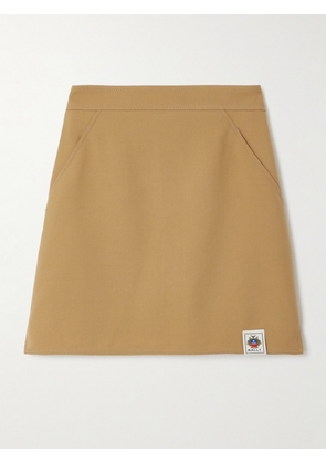 BALLY - Wool-blend Mini Skirt - Brown - IT36,IT38,IT40,IT42,IT44,IT46,IT48