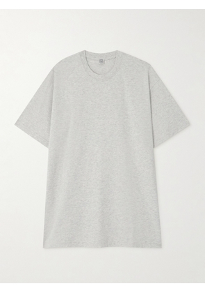 TOTEME - Organic Cotton-jersey T-shirt - Gray - xx small,x small,small,medium,large,x large