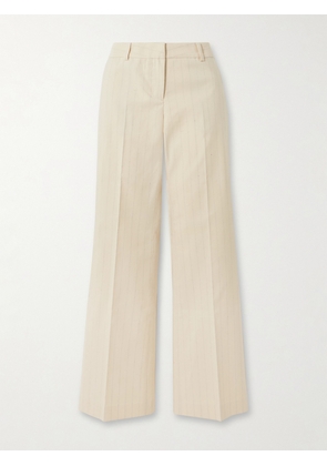 Our Legacy - Hip Pinstriped Cotton Wide-leg Pants - Ecru - EU 32,EU 34,EU 36,EU 38,EU 40,EU 42