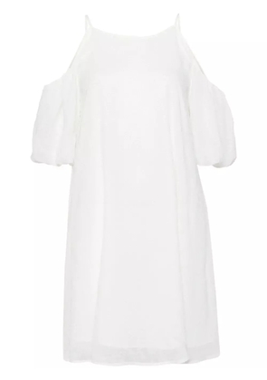 tout a coup open-shoulder A-line dress - Neutrals