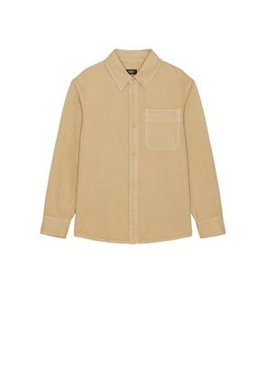 A.P.C. Basile Brodee Poitrine Surchemise in Beige. Size M. Also in XL/1X.