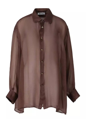 DARKPARK buttoned cuffs blouse - Brown