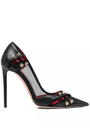 HARDOT 110mm bar-detail pumps - Black